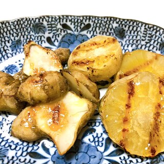 素材を味わう根菜の素焼き♪ヤーコン&菊いも